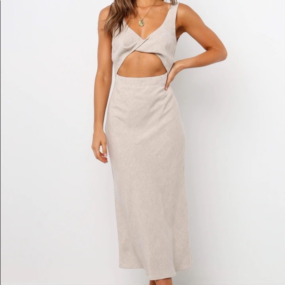 Petal and Pup Apollo Dress in Beige